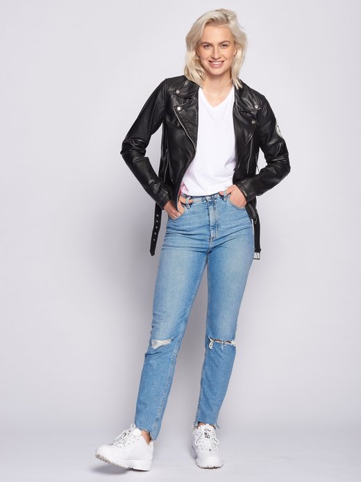 Damen Lederjacke