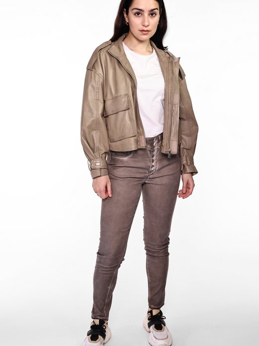 Damen Lederjacke