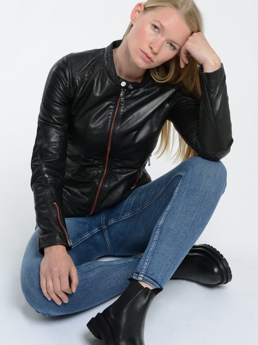 Damen Lederjacke
