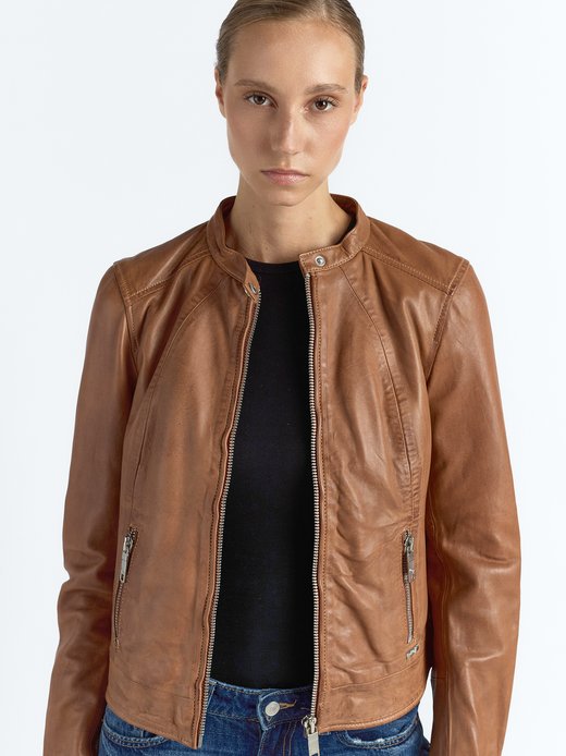 Damen Lederjacke