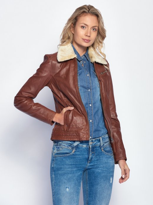Damen Lederjacke