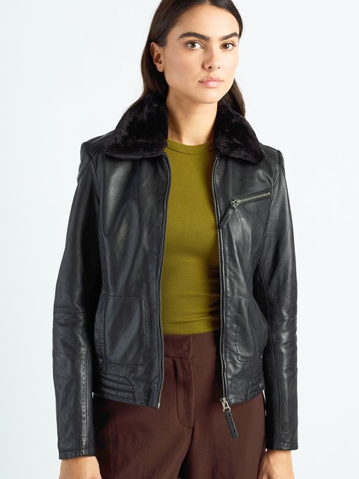 Damen Lederjacke
