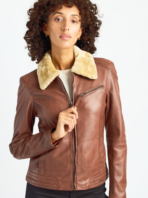 Damen Lederjacke