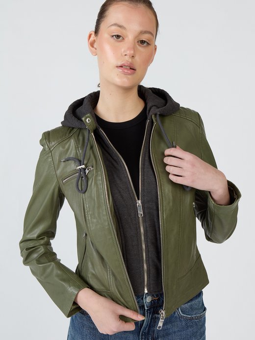Damen Lederjacke