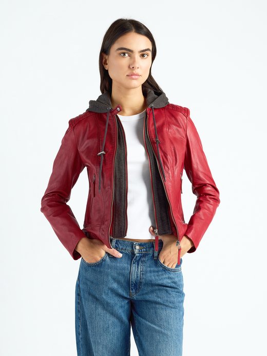Damen Lederjacke