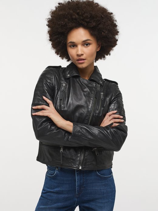 Damen Lederjacke