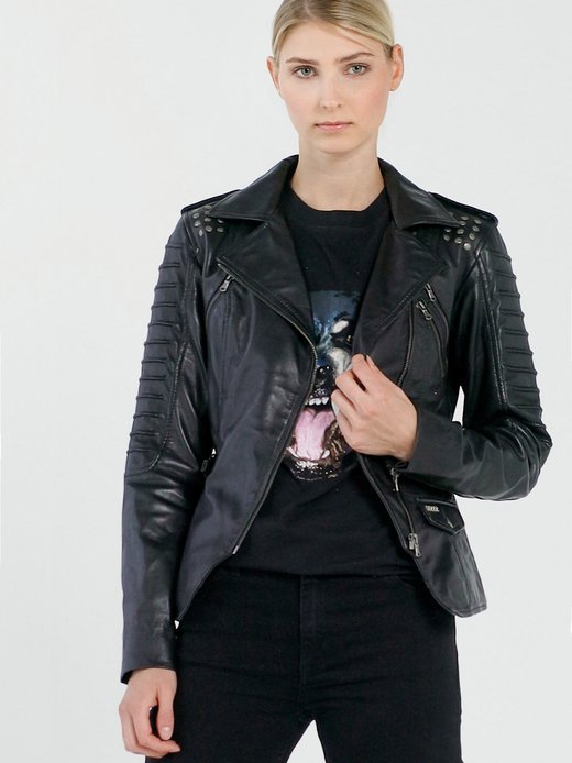 Damen Lederjacke
