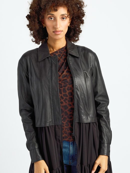Damen Lederjacke