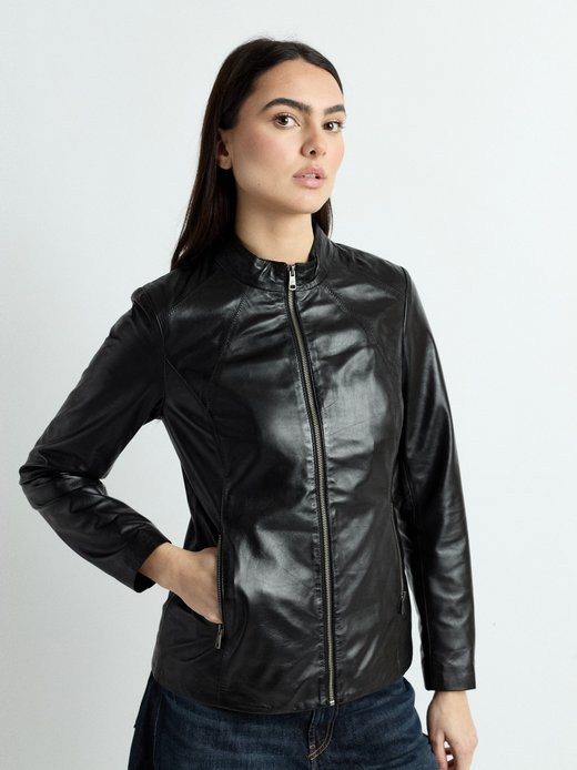 Damen Lederjacke