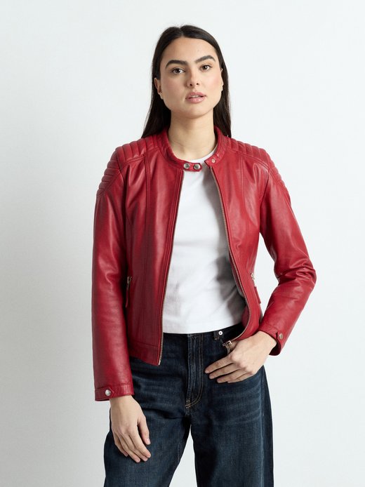 Damen Lederjacke