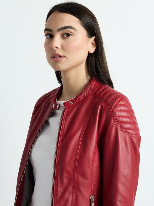 Damen Lederjacke