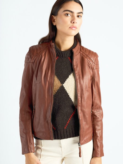 Damen Lederjacke