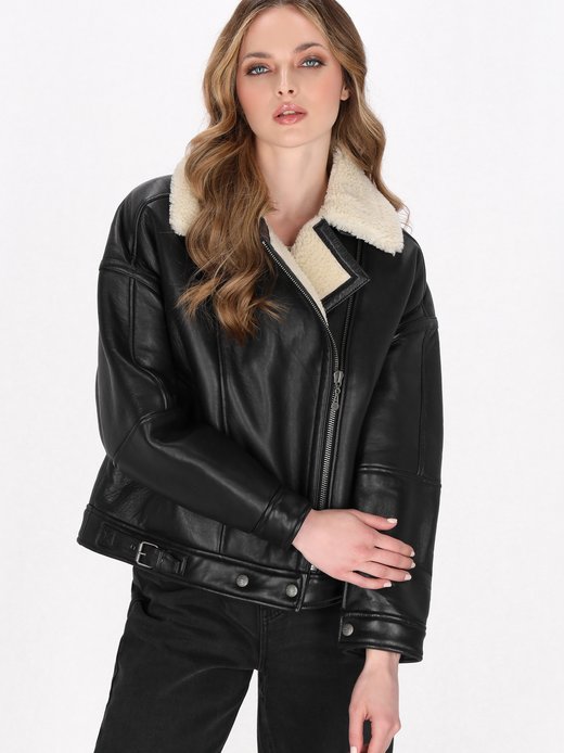 Damen Lederjacke