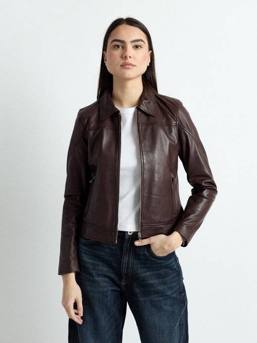 Damen Lederjacke