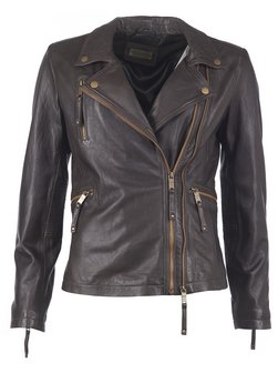 Artikelbild Damen Lederjacke von JCC in braun uni