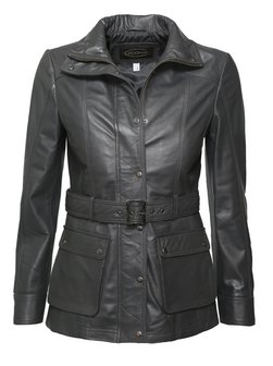 Artikelbild Damen Lederjacke von JCC in grau uni