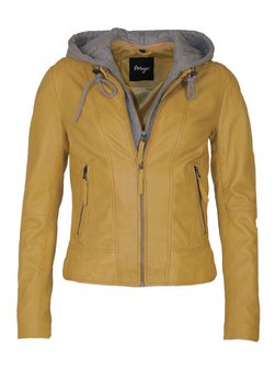 Artikelbild Damen Lederjacke von Maze in gelb uni