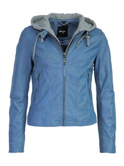 Artikelbild Damen Lederjacke von Maze in blau uni