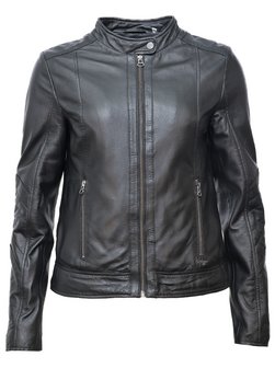 Artikelbild Damen Lederjacke von Maze in schwarz uni