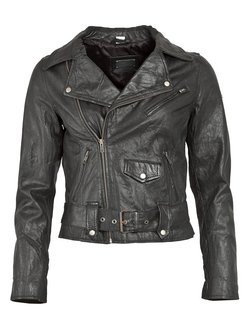 Artikelbild Damen Lederjacke von JCC in schwarz uni