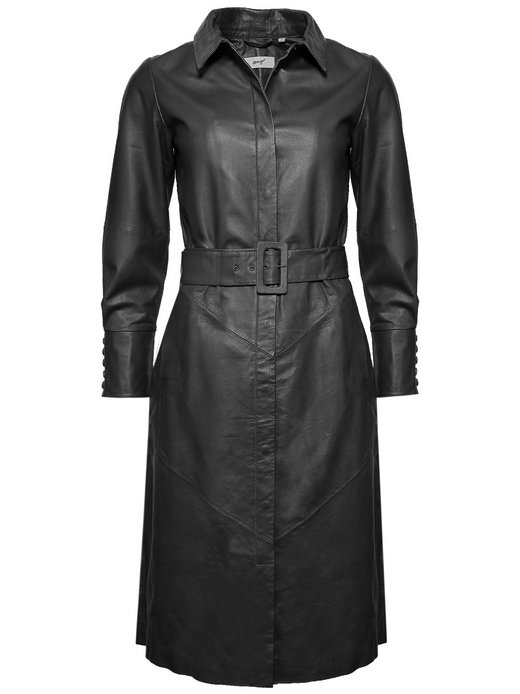 Damen Lederkleid
