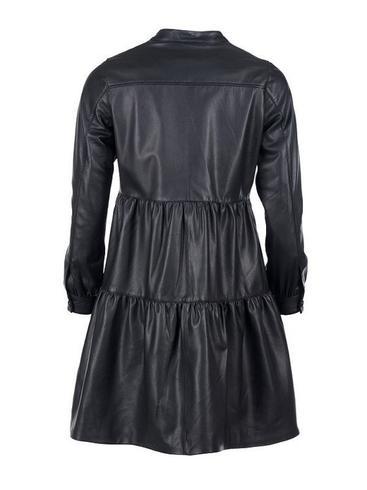 Damen Lederkleid