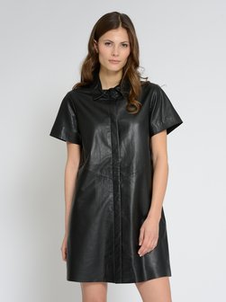 Damen Lederkleid