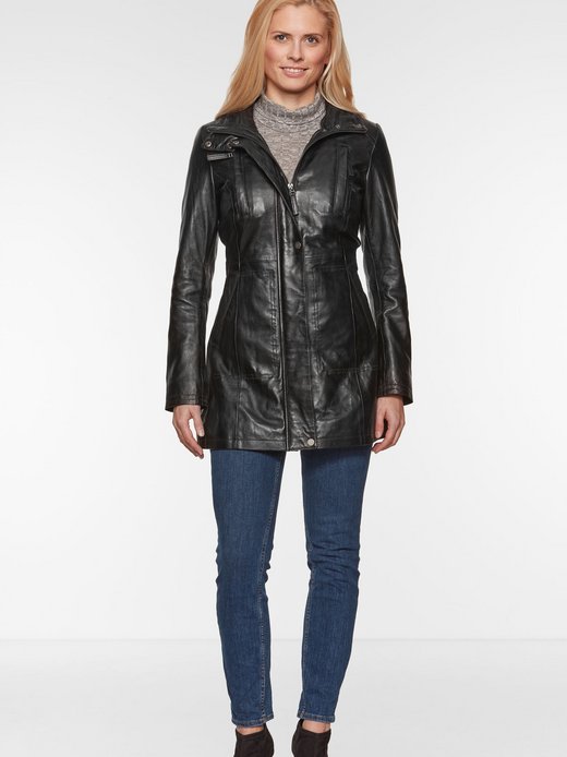 Damen Ledermantel - SECORY