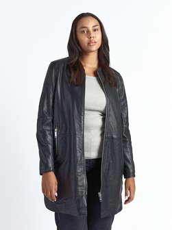 Damen Ledermantel