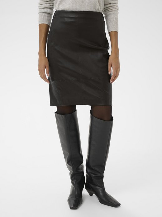 Damen Lederrock Luella