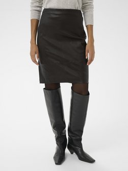 Damen Lederrock Luella