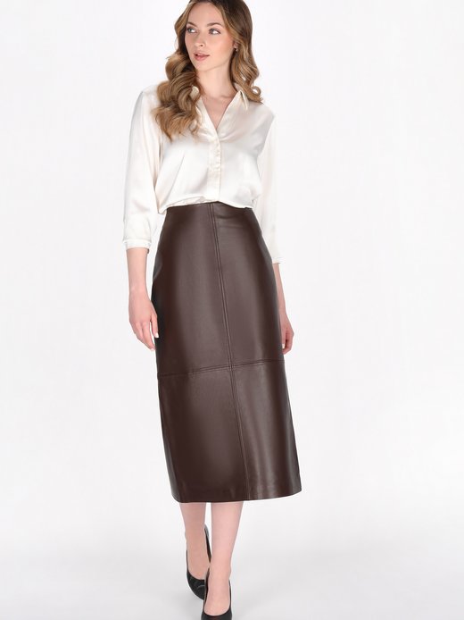 Damen Lederrock