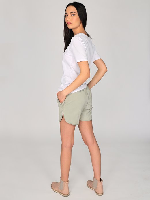 Damen Ledershorts