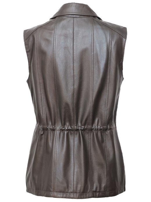 Damen Lederweste