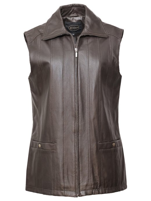 Damen Lederweste