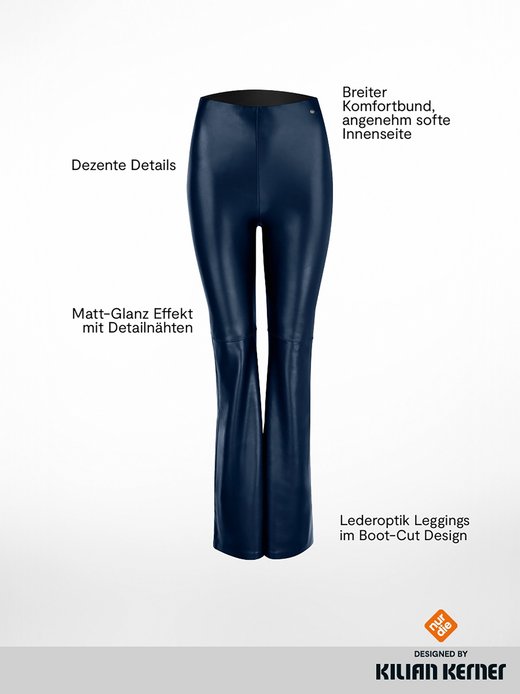 Damen Leggings in Leder-Optik  -  NUR DIE x KILIAN KERNER