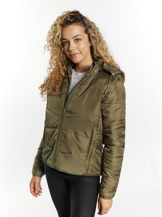 Damen Leicht wattierte Jacke