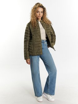 Damen Leicht wattierte Jacke