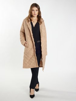 Artikelbild Damen Leichter Steppmantel von Faina in camel uni