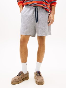 Damen Leinen-Bermuda-Shorts