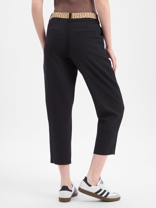 Damen Leinen-Mix-Hose