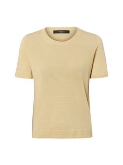 Damen Leinen-Strick-Shirt