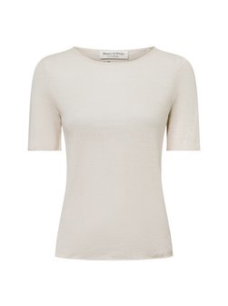 Artikelbild Damen Leinen T-Shirt von Marc O'Polo in kitt uni