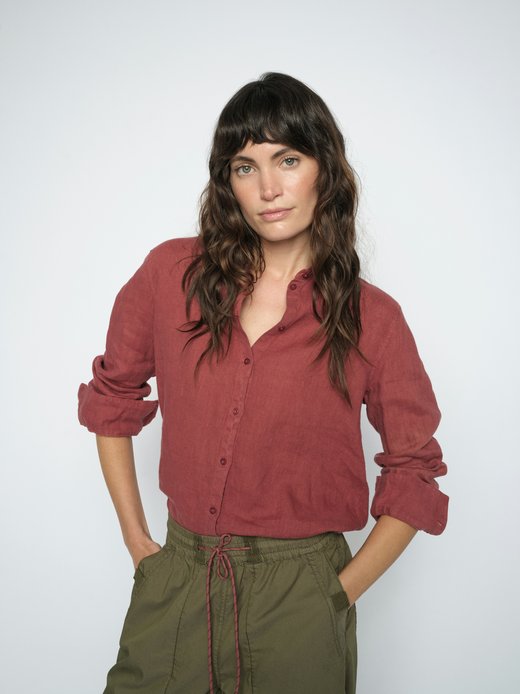 Damen Leinenbluse - Martina