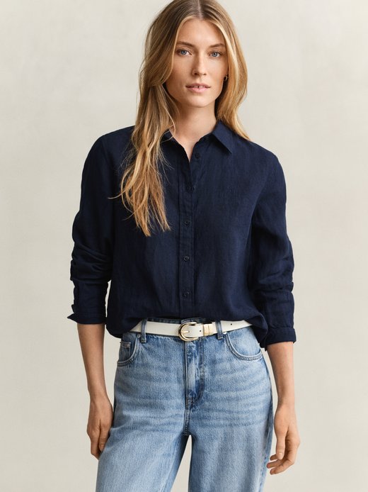 Damen Leinenbluse