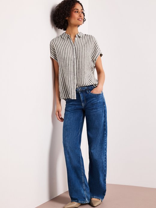 Damen Leinenbluse