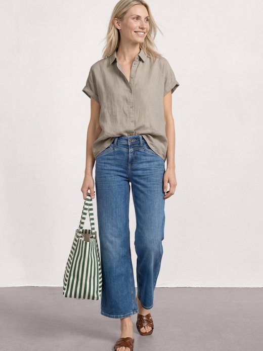 Damen Leinenbluse