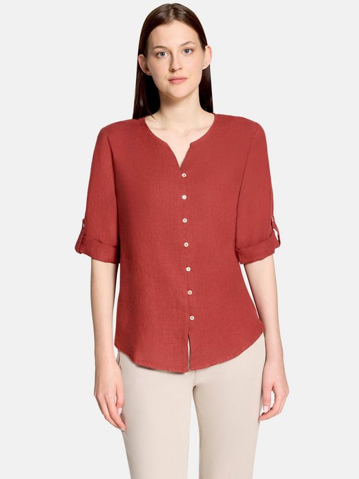 Damen Leinenbluse