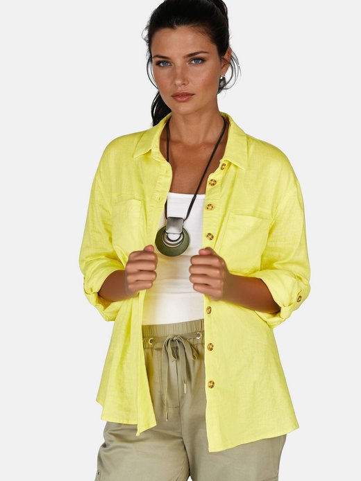 Damen Leinenbluse