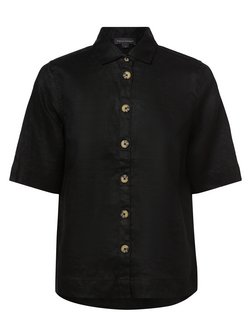 Artikelbild Damen Leinenbluse von Franco Callegari in schwarz uni